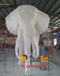 dieu-khac-mo-hinh-voi-ma-mut-bang-xop điêu khắc Mô hình xốp Voi Ma Mút