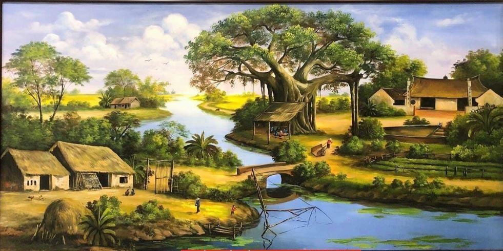 Hướng dẫn vẽ tranh phong cảnh bằng màu nước đơn giản  IVY ART